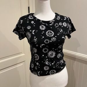 Moon and stars top. Size 6. Top shop